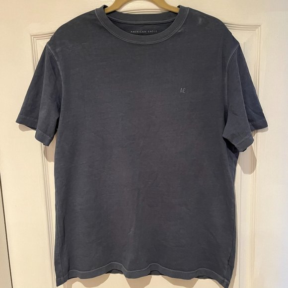 American Eagle Blue/Grey T-Shirt - Picture 1 of 1